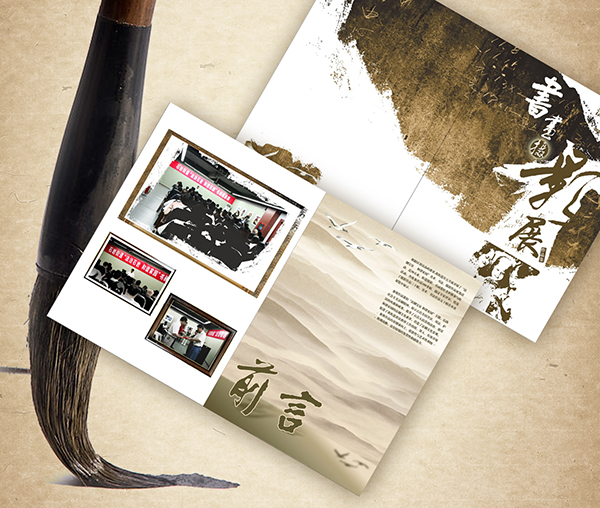 寶安法制教育書畫攝影展 畫冊設(shè)計